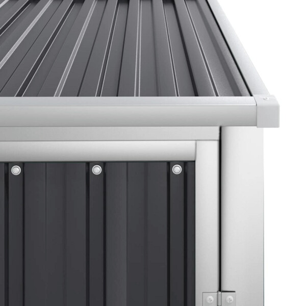 vidaXL Geräteschuppen anthrazit B/H/T: ca. 88x161x89 cm