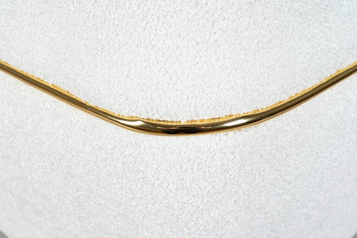 360 Living Hocker Contessa 110 weiß gold B/H/T: ca. 60x42,5x60 cm