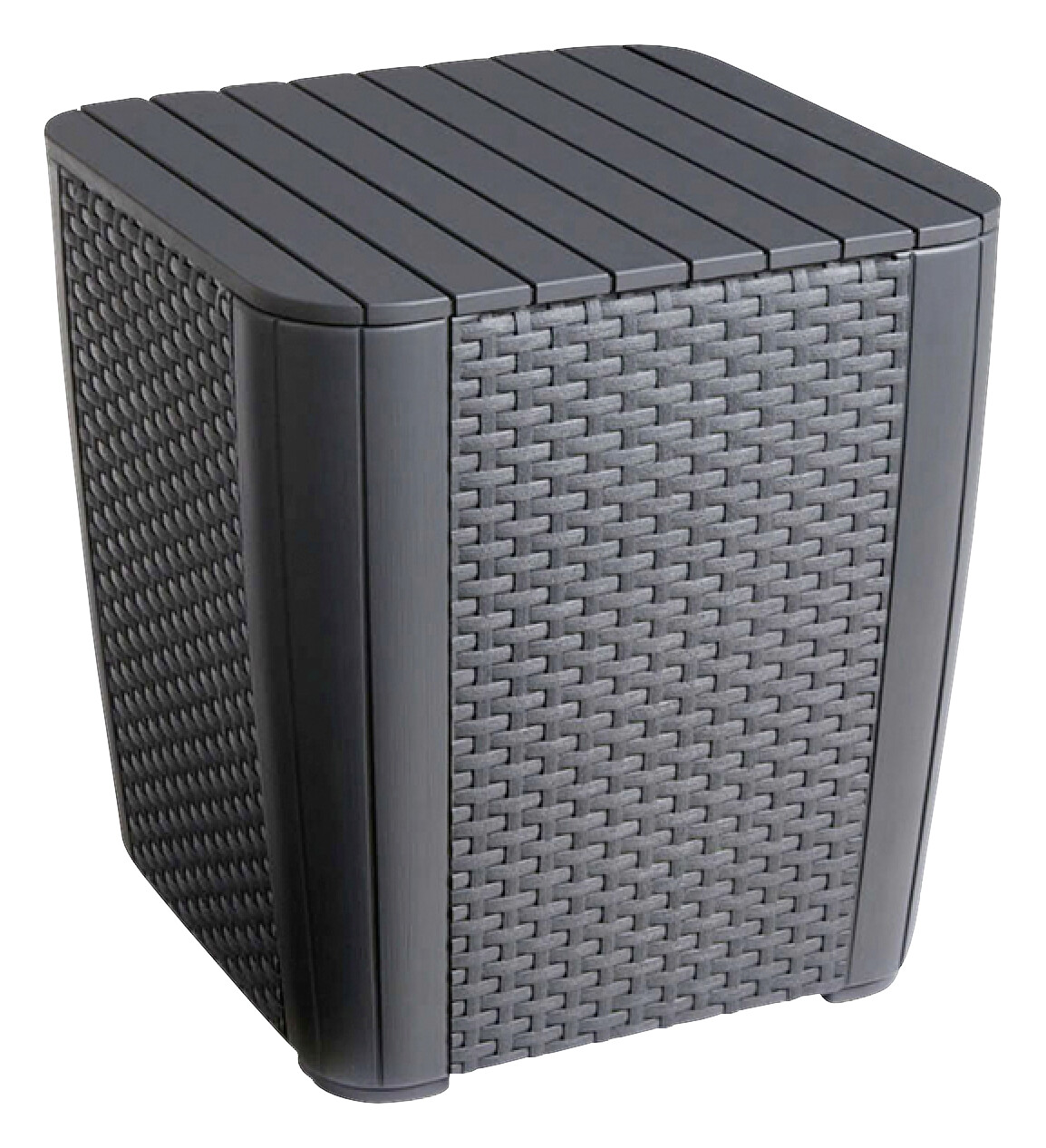 Jardin Aufbewahrungstisch Luzon Graphit Kunststoff B/H/L: ca. 39x43x39 cm