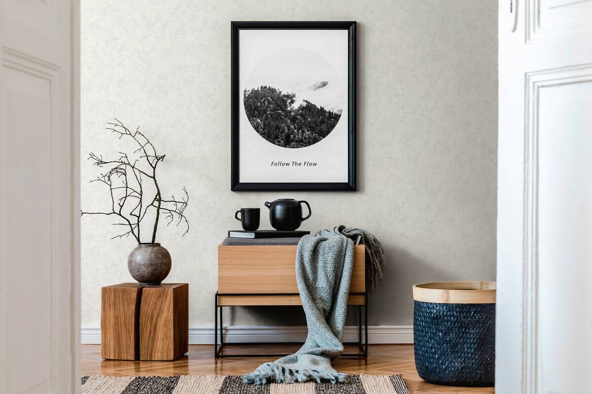 A.S.Creation Vliestapete Flavour Uni weiß B/L: ca. 53x1005 cm