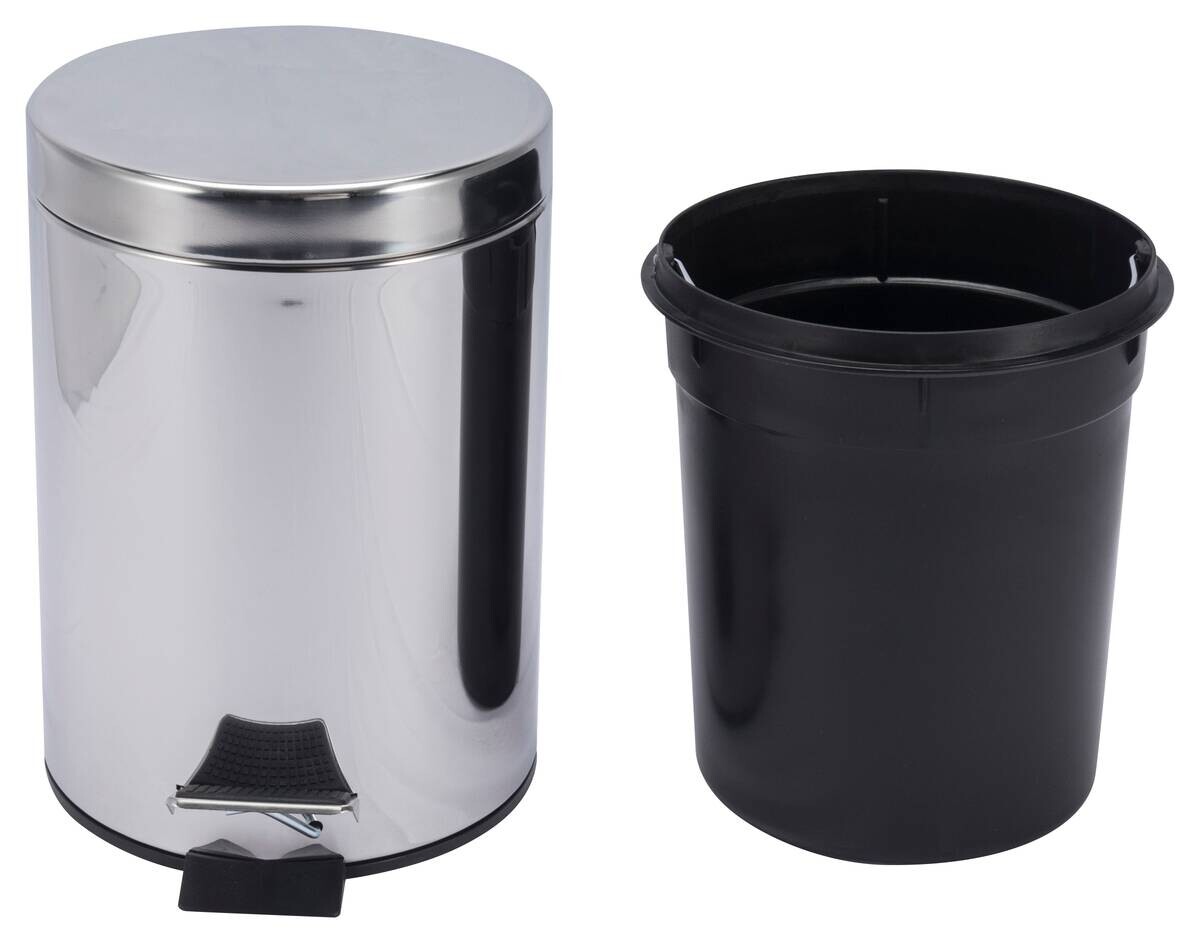 Kosmetikeimer Chrom Edelstahl ca. 3 l