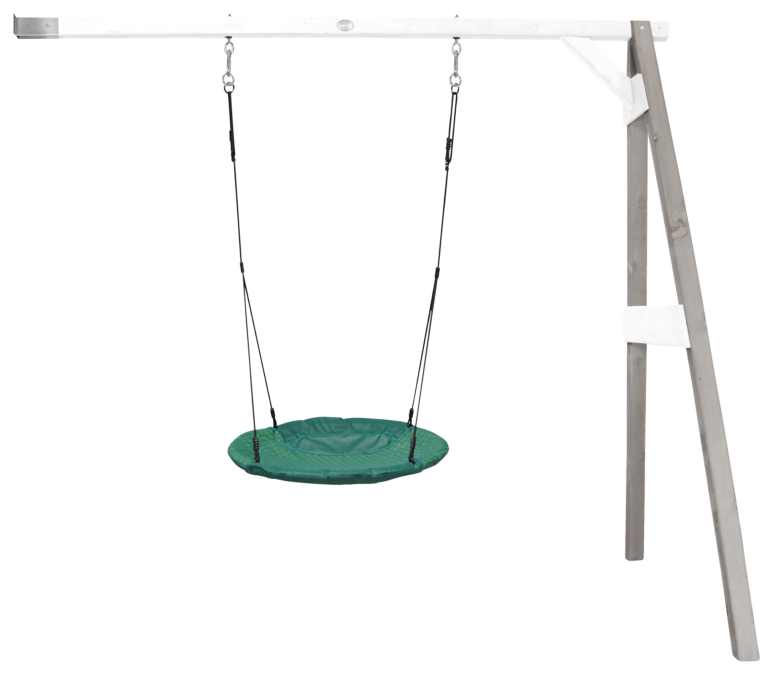 AXI Nest-Anbauschaukel Summer grau B/H/L/D: ca. 244x207x160x100 cm