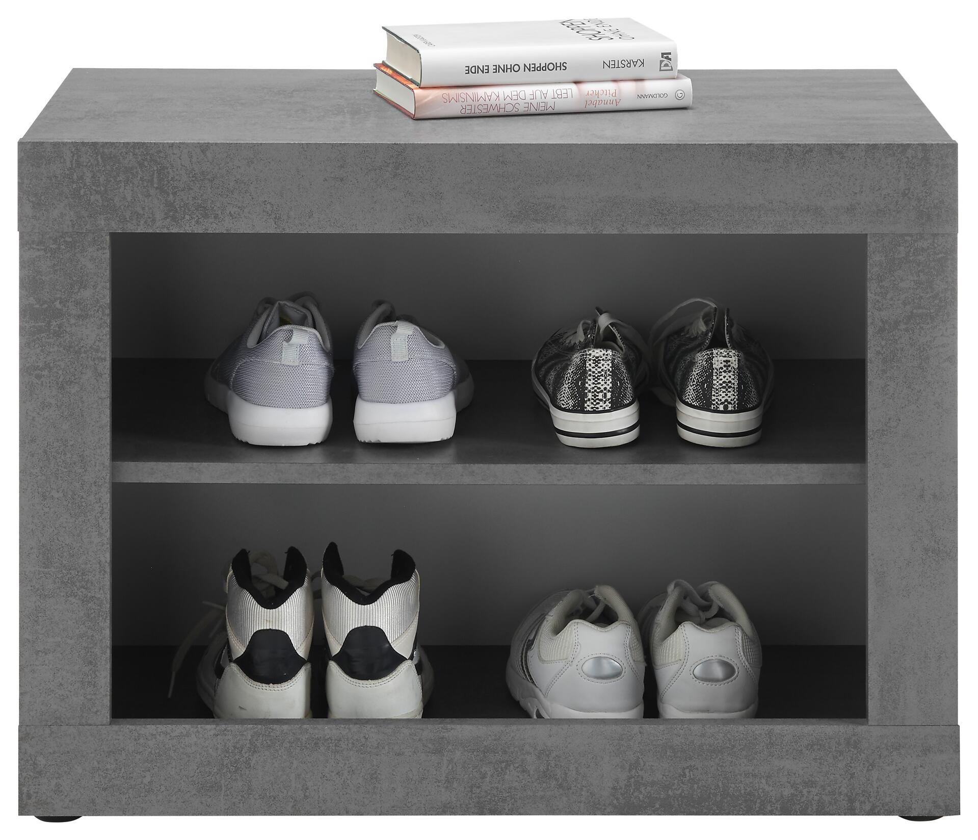 Bank Indiana Beton dunkel Optik B/H/T: ca. 68x50x37 cm