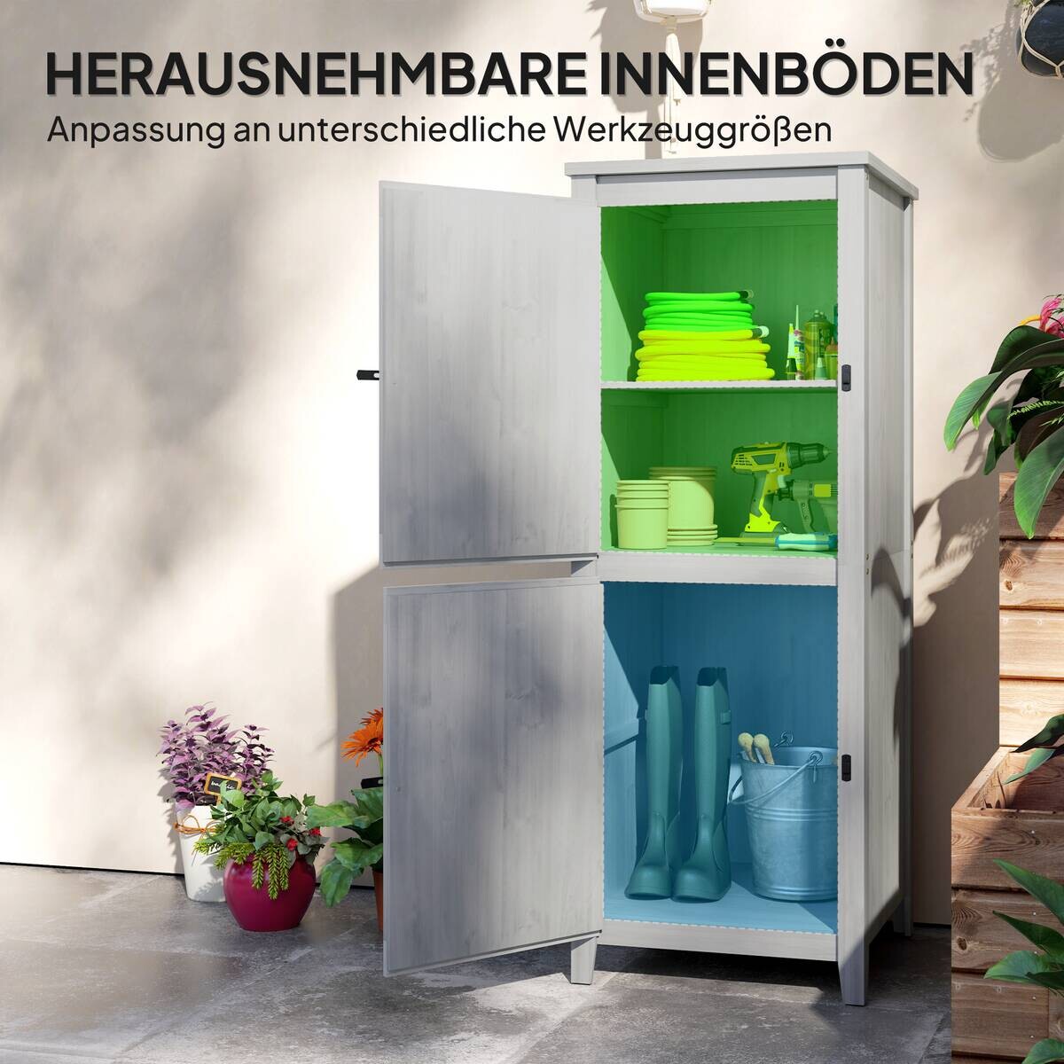 Outsunny Gartenschrank