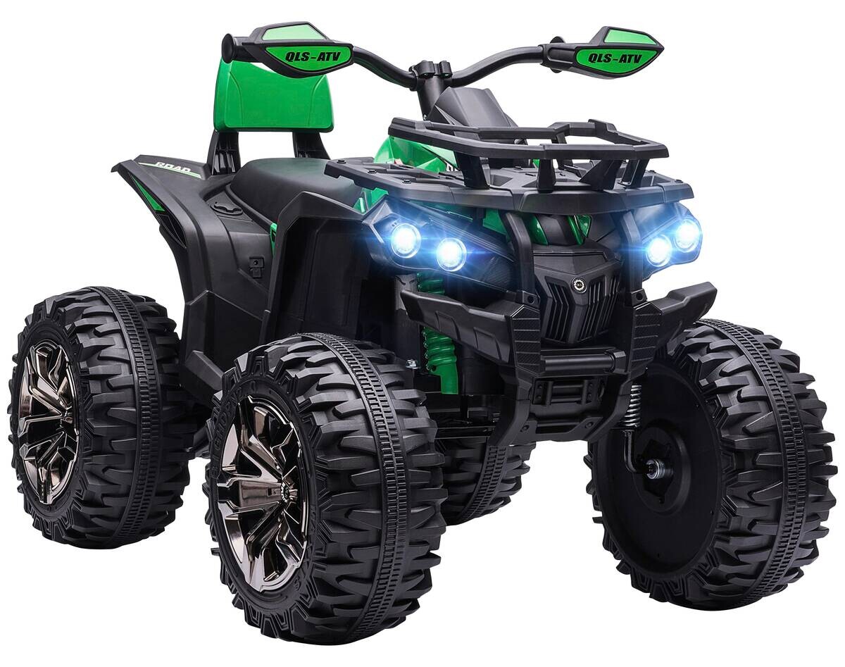 HOMCOM Kinder Elektrofahrzeug grün B/H/L: ca. 65x73x100 cm