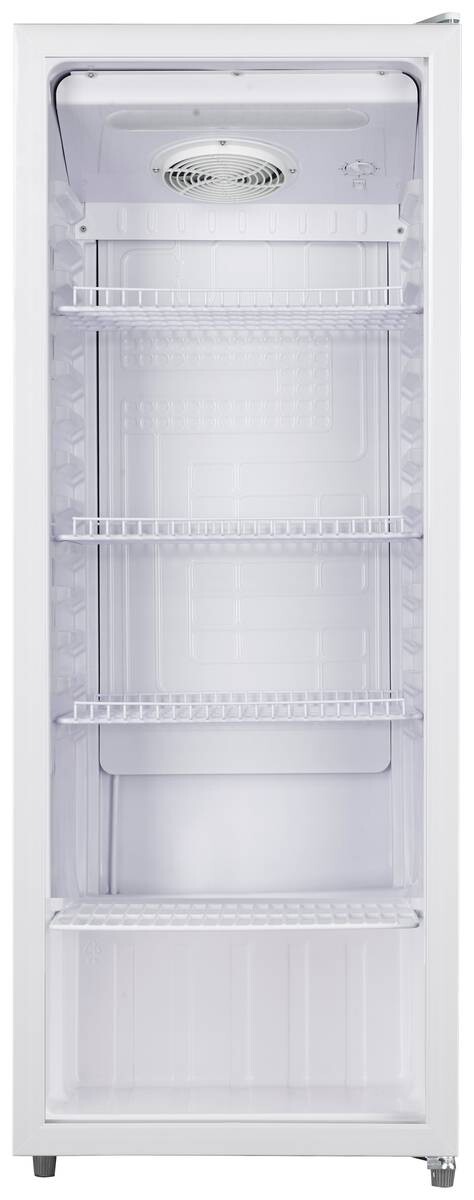 POCOline Glastürkühlschrank GTK144-235 DW weiß B/H/T: ca. 54x144x55 cm