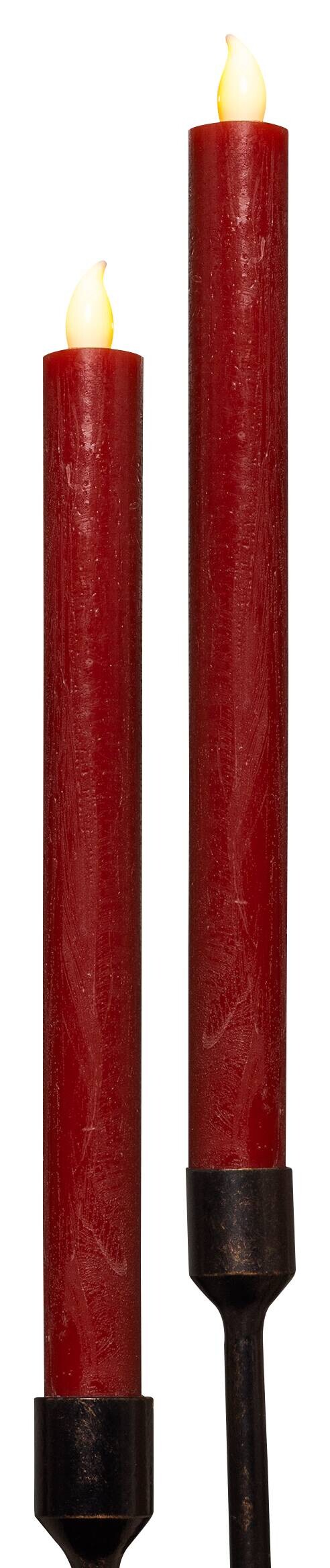 HI LED-Kerze rot B/H: ca. 2x25 cm