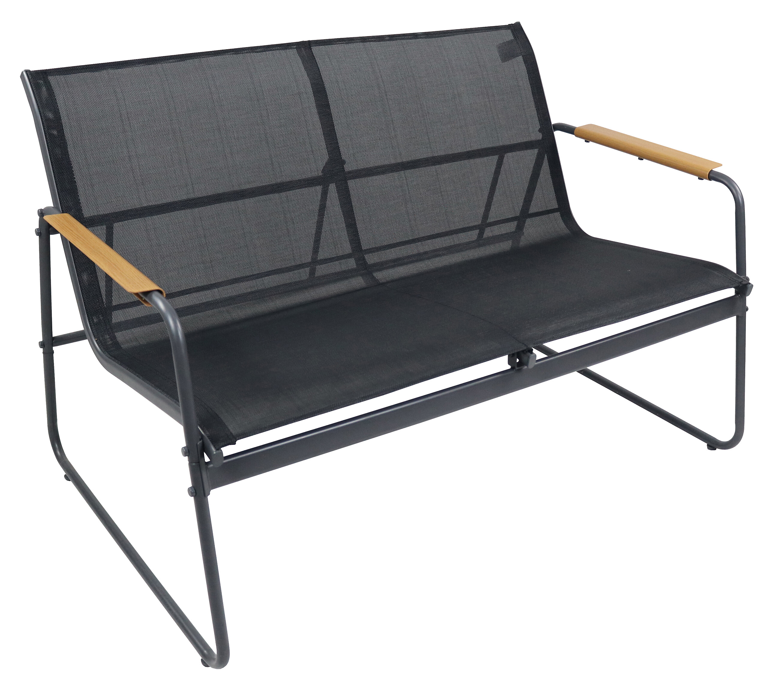 VCM Gartensitzgruppe creme Textilene B/H/L: ca. 110x76x74 cm