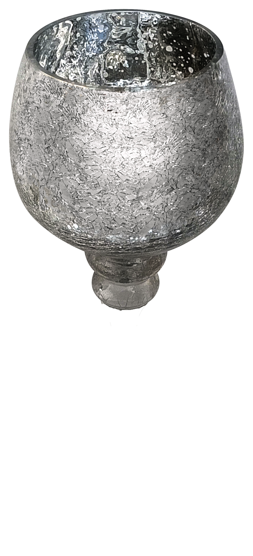 POCOline Windlicht silber Glas