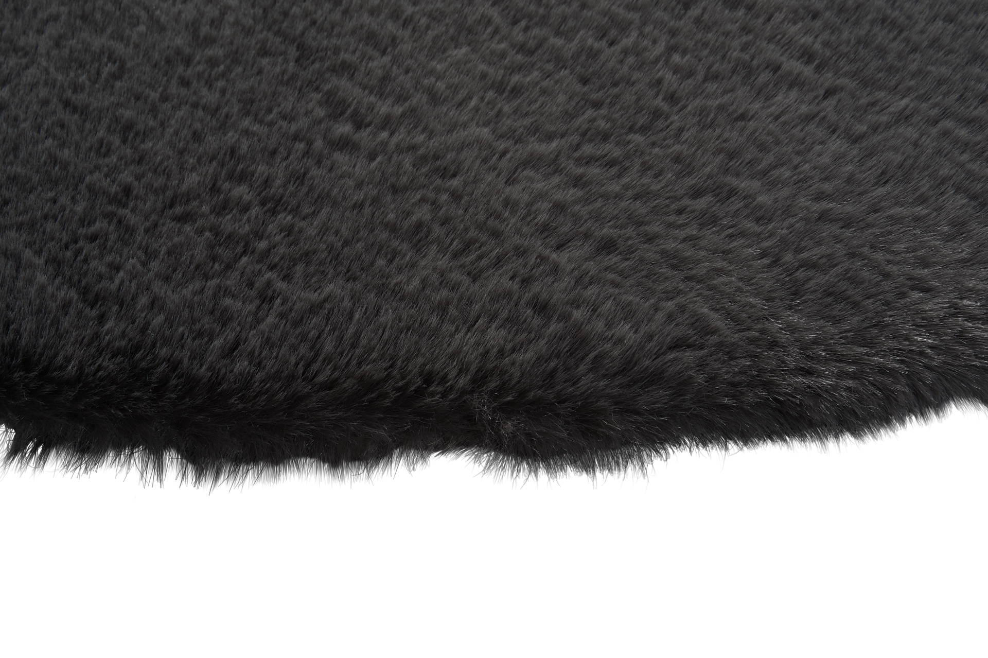 Fellimitat Moyo stahlgrau B/L: ca. 120x160 cm