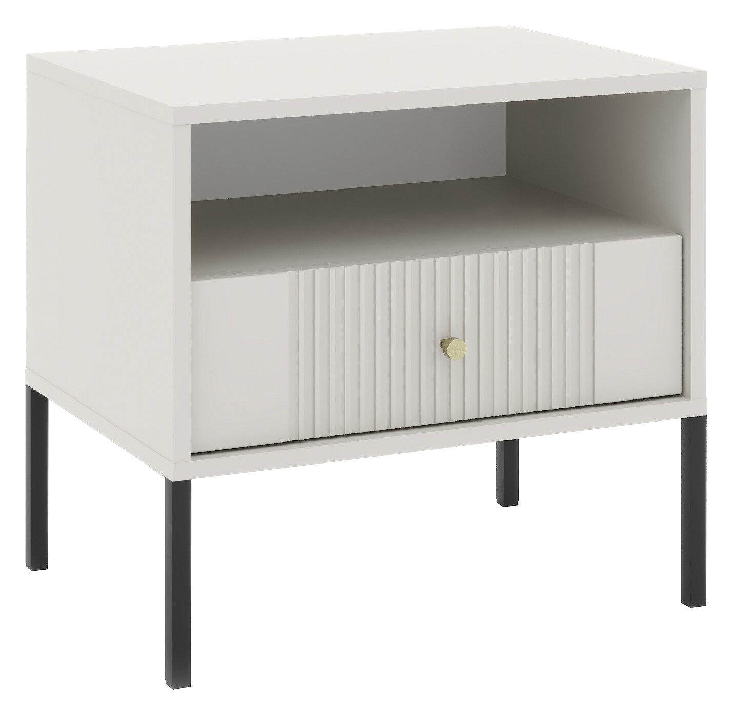 Nachtkonsole ISEO Kaschmirgrau B/H/T: ca. 54x50,5x39 cm