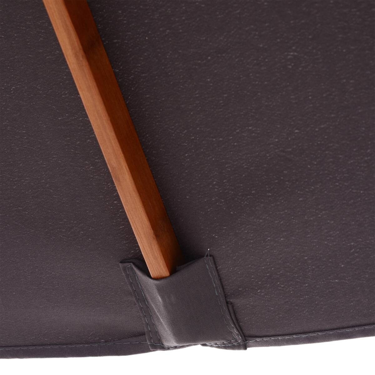 Outsunny Sonnenschirm dunkelgrau Polyester B/H/L: ca. 150x230x200 cm