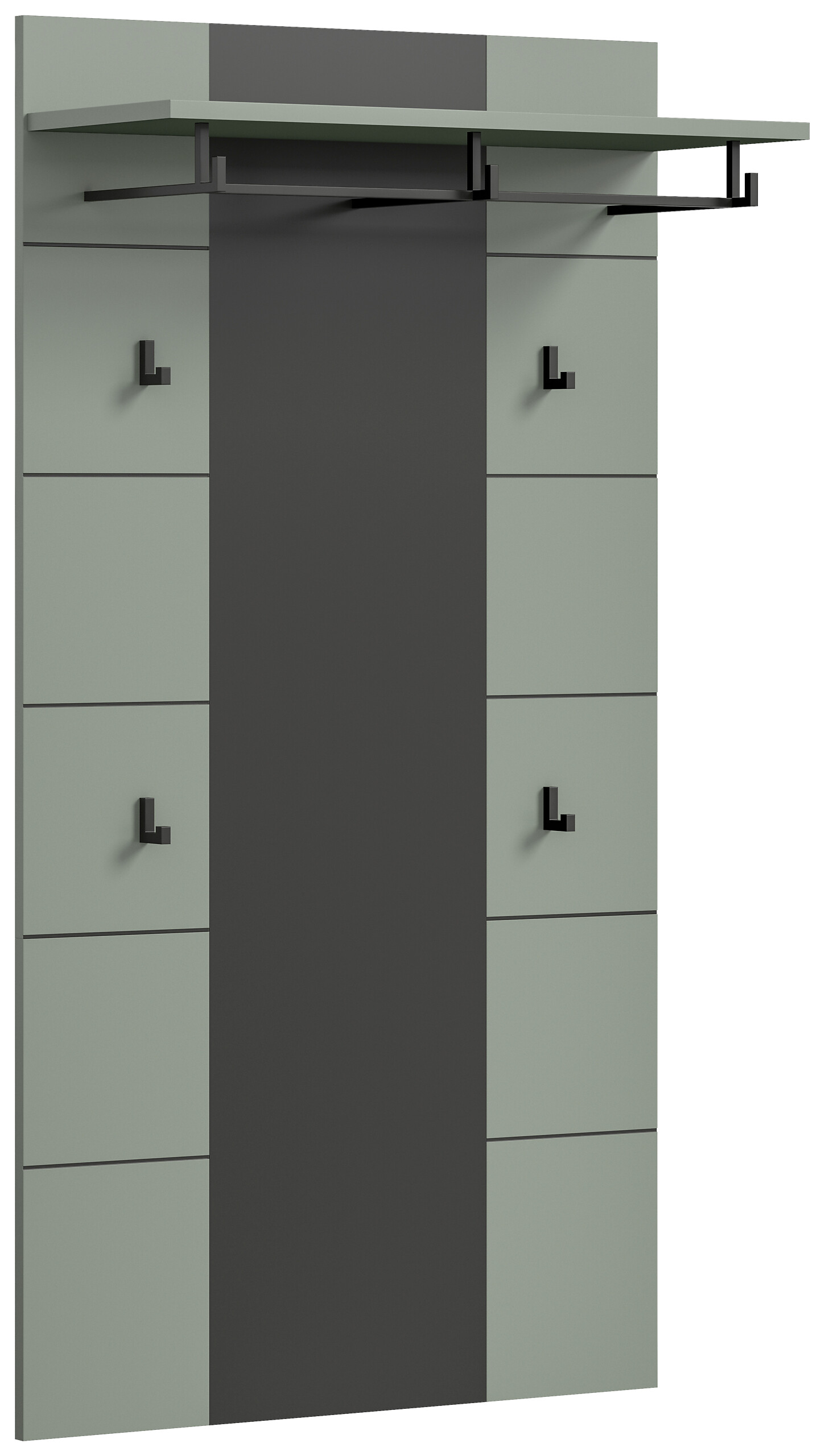 Paneel Canu grün basaltgrau Nachbildung B/H/T: ca. 80x145x29 cm Paneel Canu grün basaltgrau Nachbildung B/H/T: ca. 80x145x29 cm