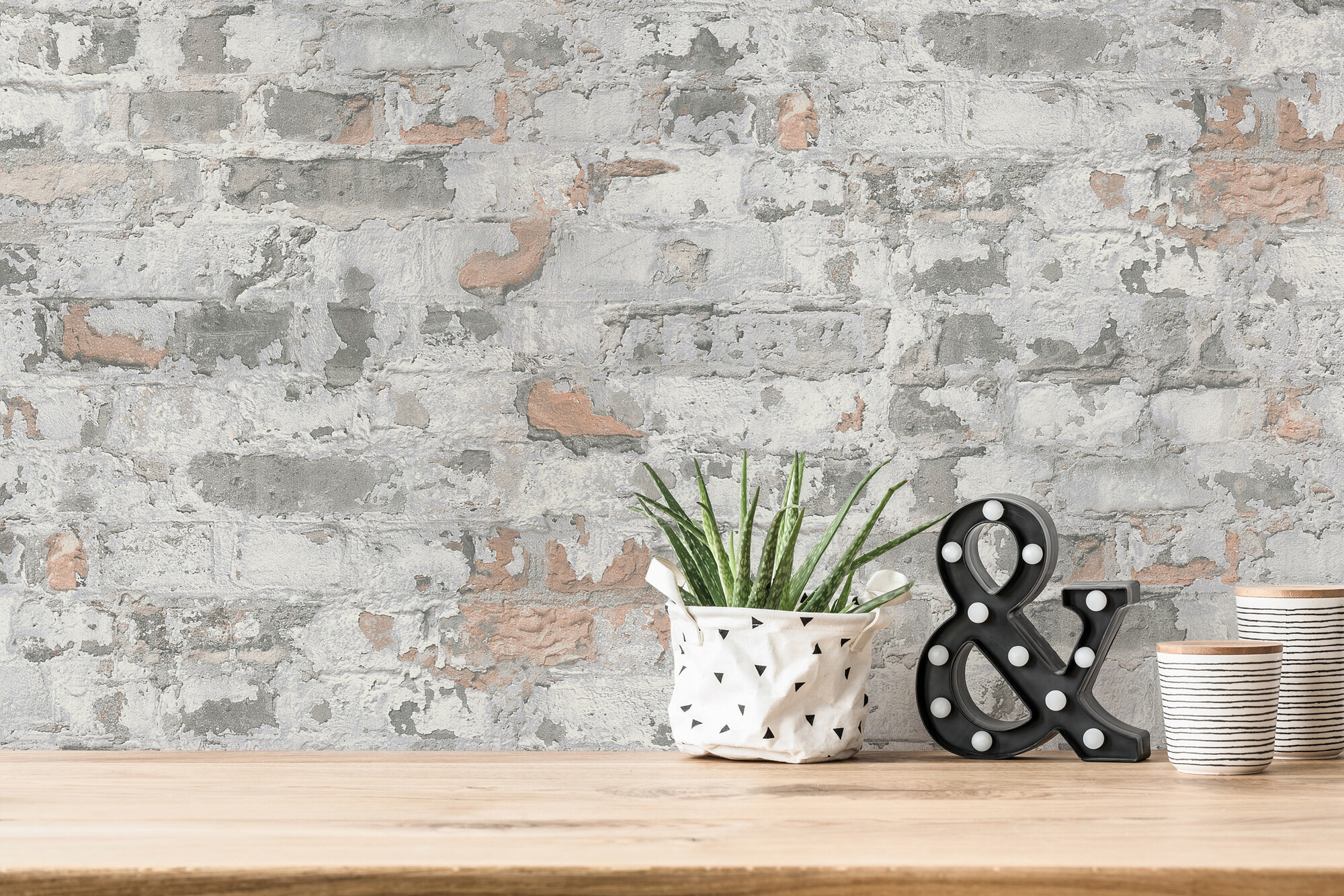 A.S.Creation Vliestapete weiß rot B/H/D: ca. 53x1005x8 cm