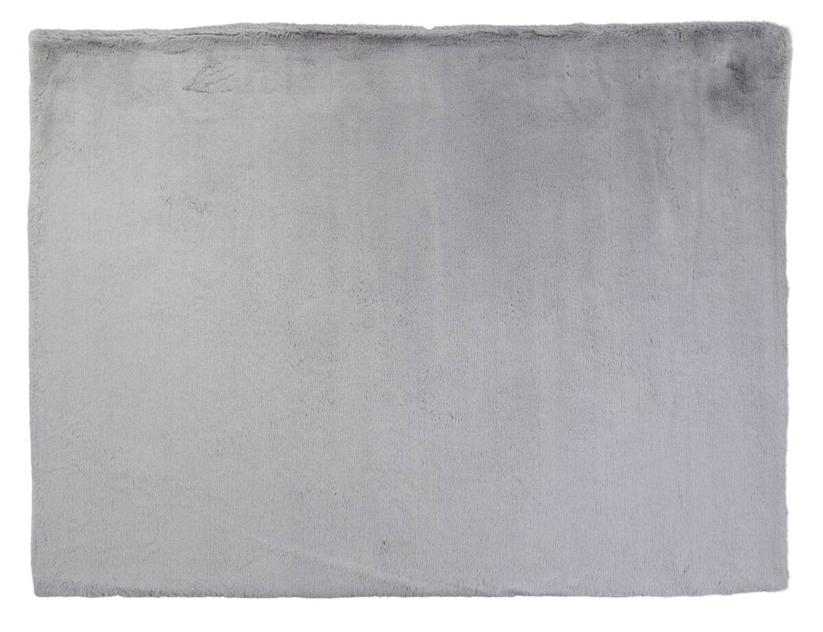 Fellimitat Moyo silber B/L: ca. 120x160 cm