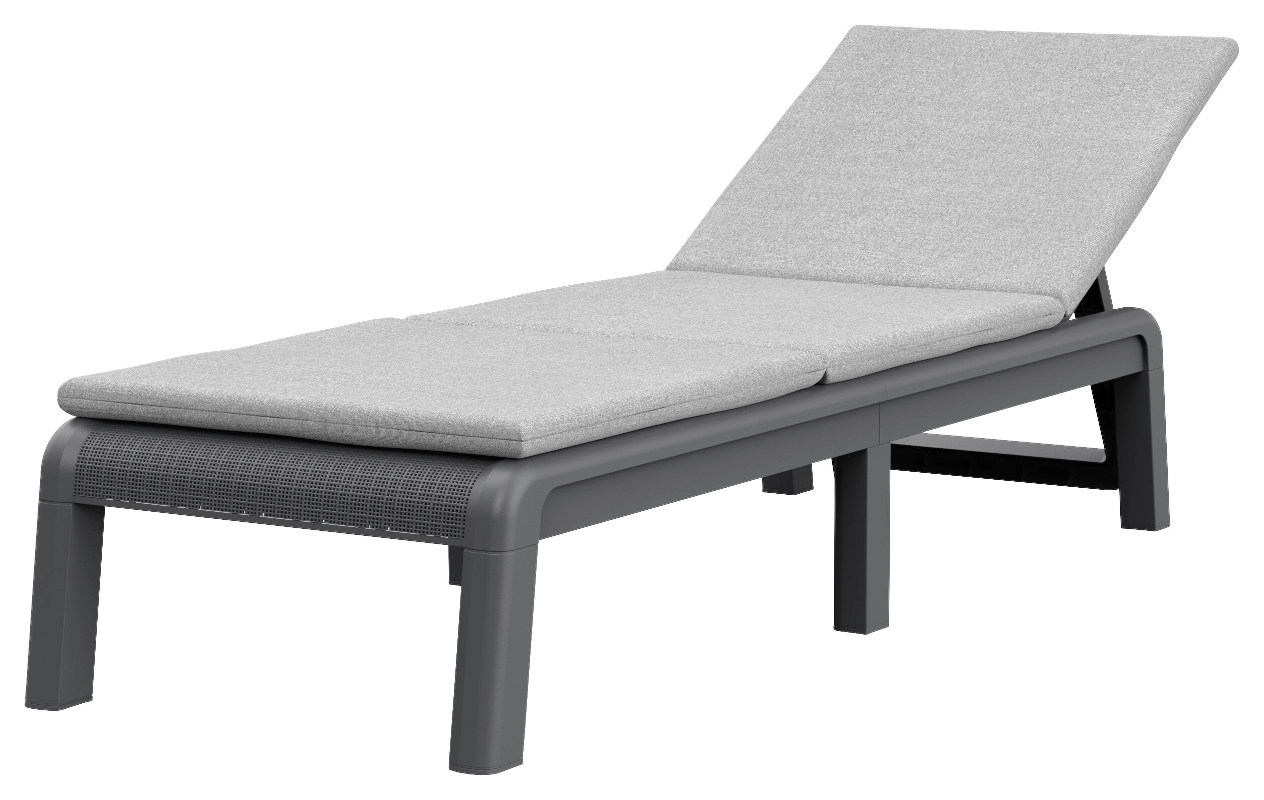 Jardin Gartenliege Mallorca Graphit Kunststoff