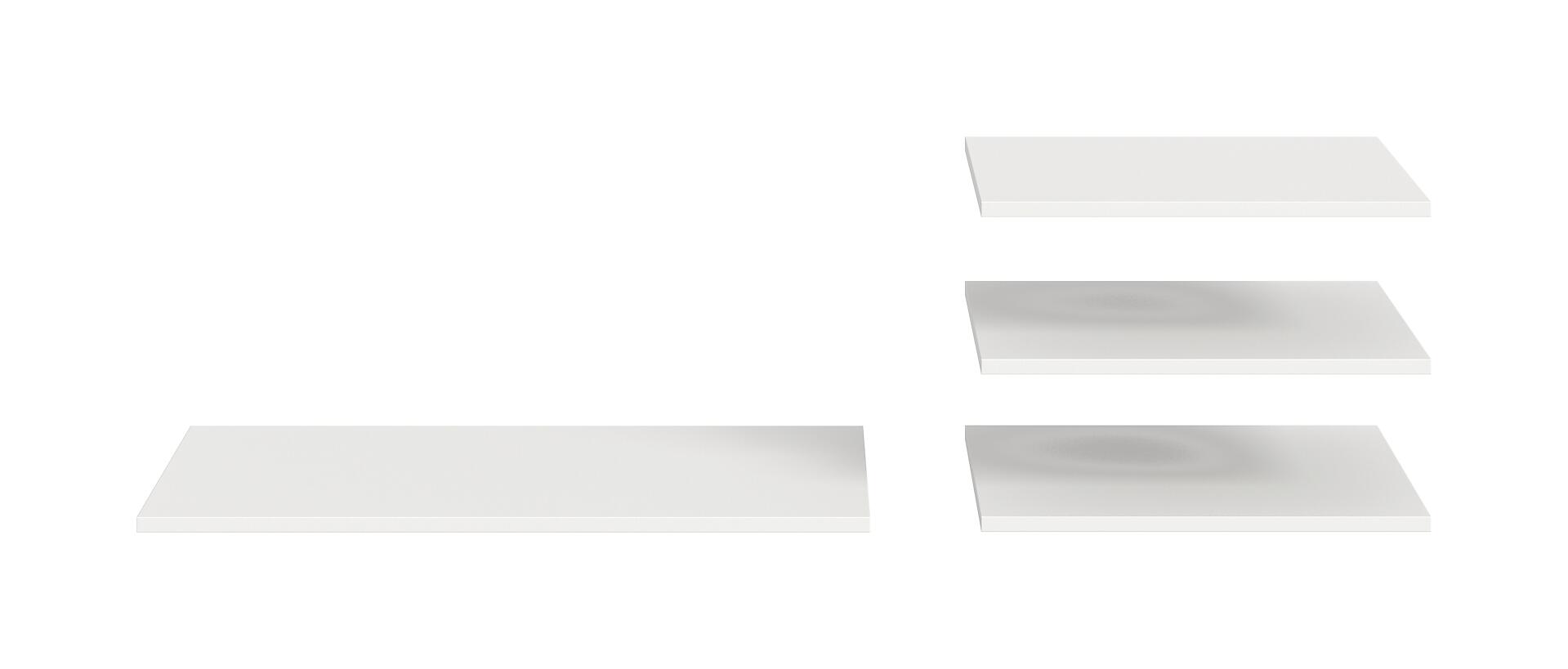 Einlegeböden-Set OAKLAND weiß B/H/T: ca. 78x1,6x48 cm