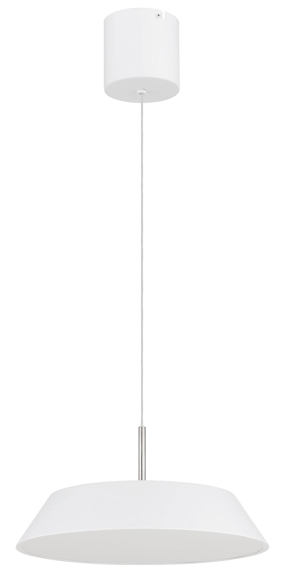 GLOBO LED-Hängeleuchte Opal weiß Metall Kunststoff H/D: ca. 180x40 cm 1.0 Brennstellen