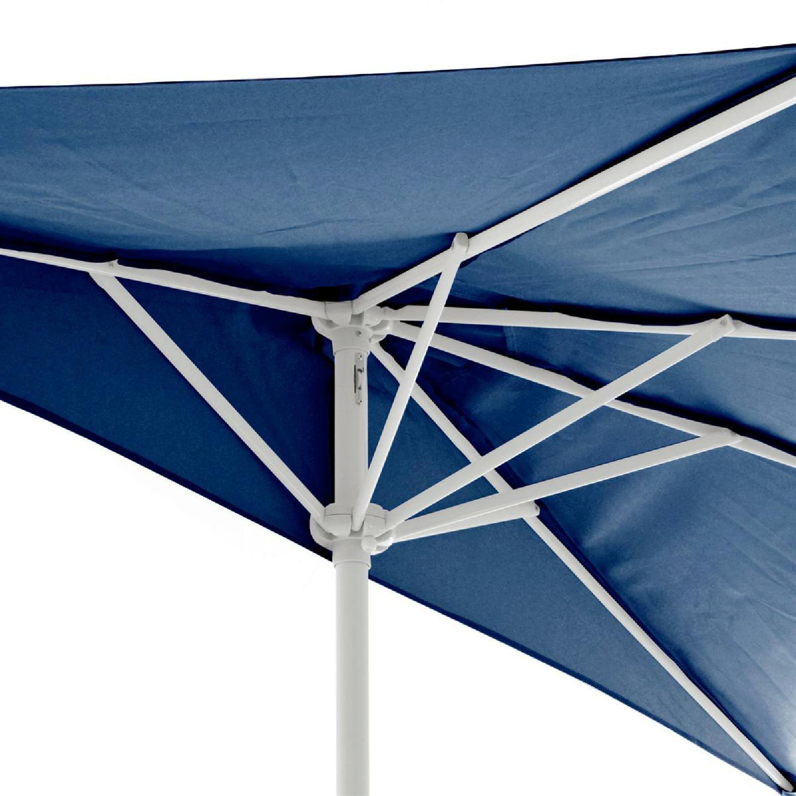 VCM Balkon-Sonnenschirm blau Polyester-Mischgewebe B/H/T: ca. 270x235x140 cm
