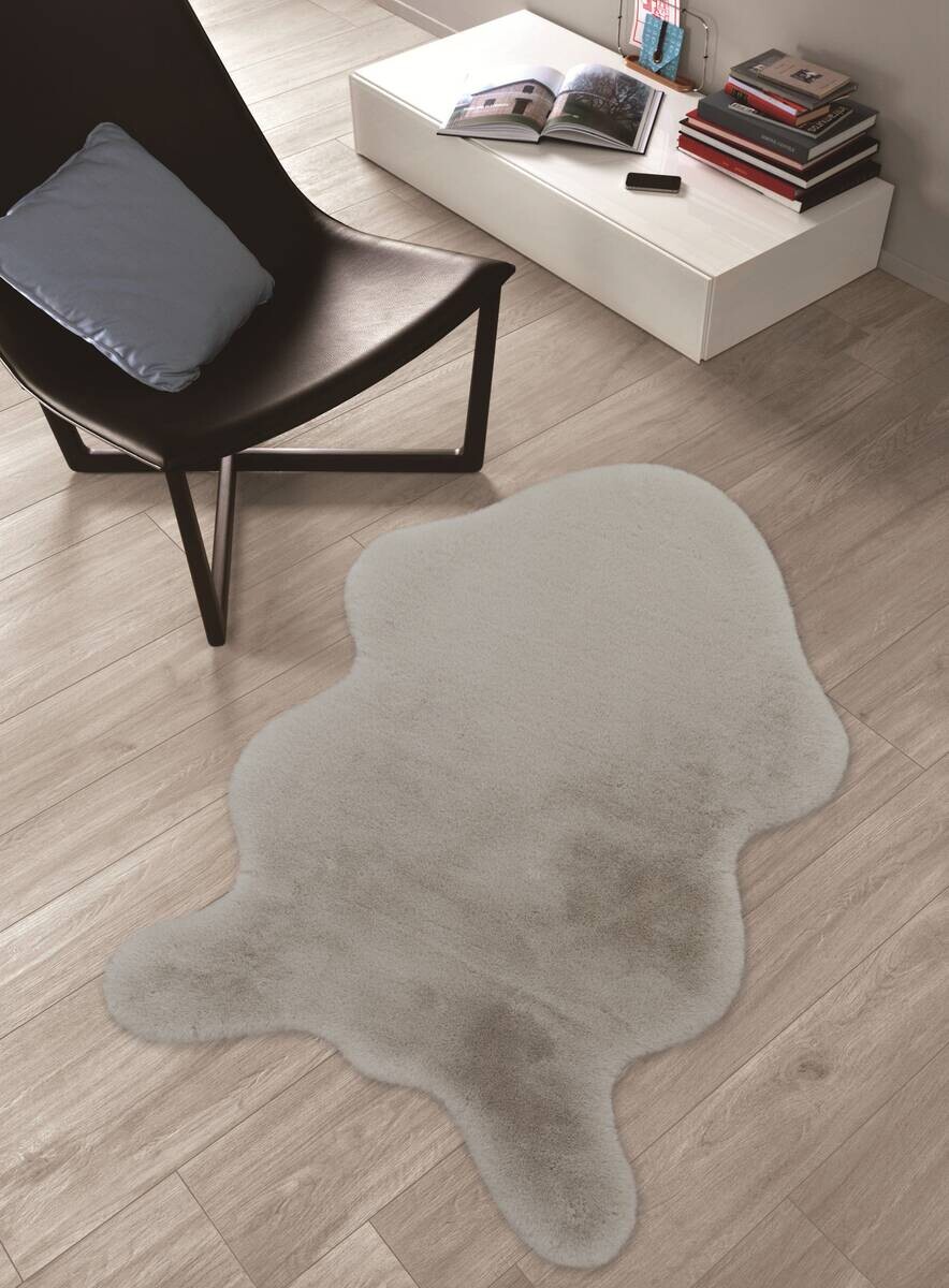 Fellimitat Mats taupe B/L: ca. 60x90 cm