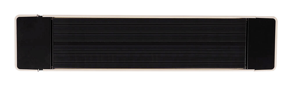 BHP Terassenheizstrahler Sibirien B992326 schwarz Aluminium B/H/T: ca. 93x20x5 cm ca. 1200 W