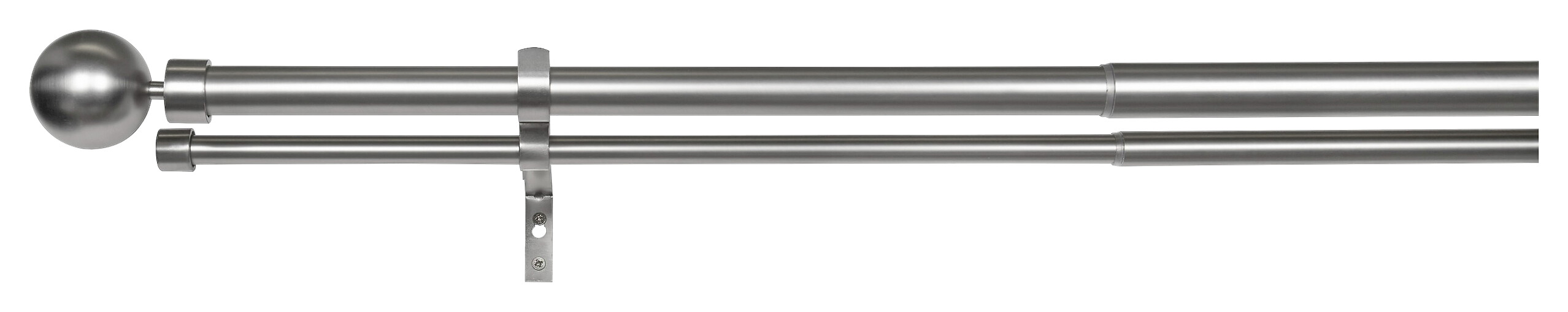 ondeco Stilgarnituren habito/ball-classic Edelstahloptik Metall ausziehbar von ca. 190 bis 360 cm 2.0 Läufe