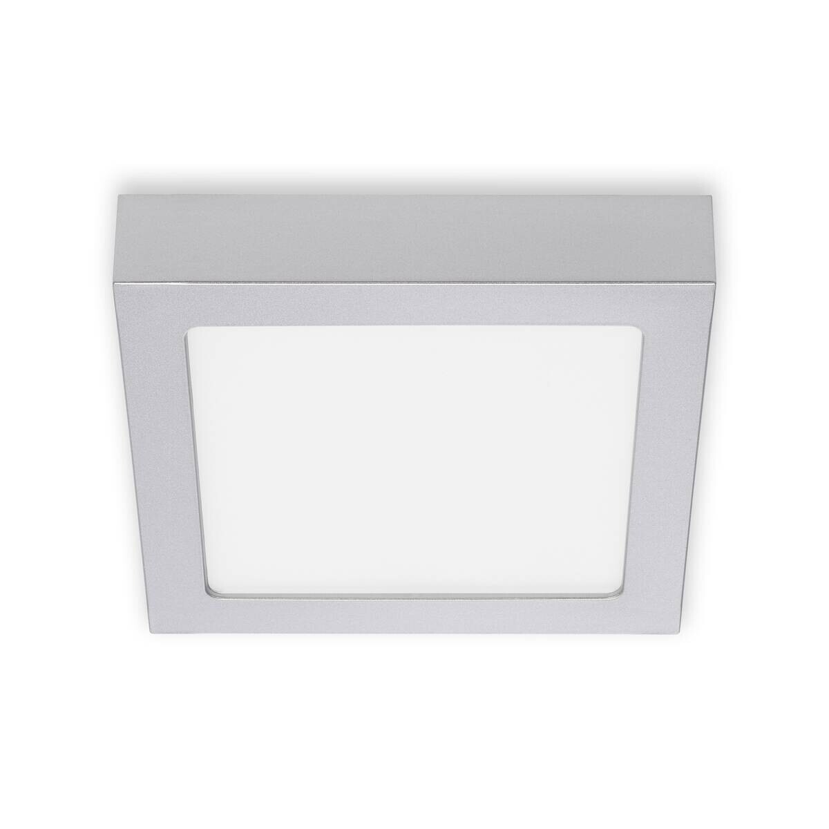 GLOBO LED-Deckenleuchte Fire Chrom Metall B/H/T: ca. 17x3,2x17 cm