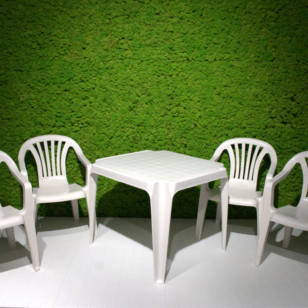 ProGarden Kindermöbel-Set weiß Kunststoff B/H/L: ca. 38x53x43 cm