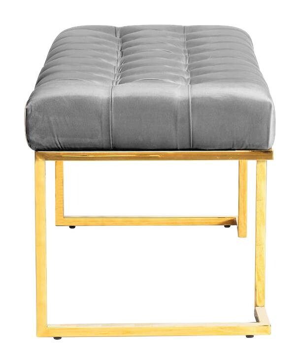 Sitzbank Rare 201 grau B/H/T: ca. 47x48x100 cm