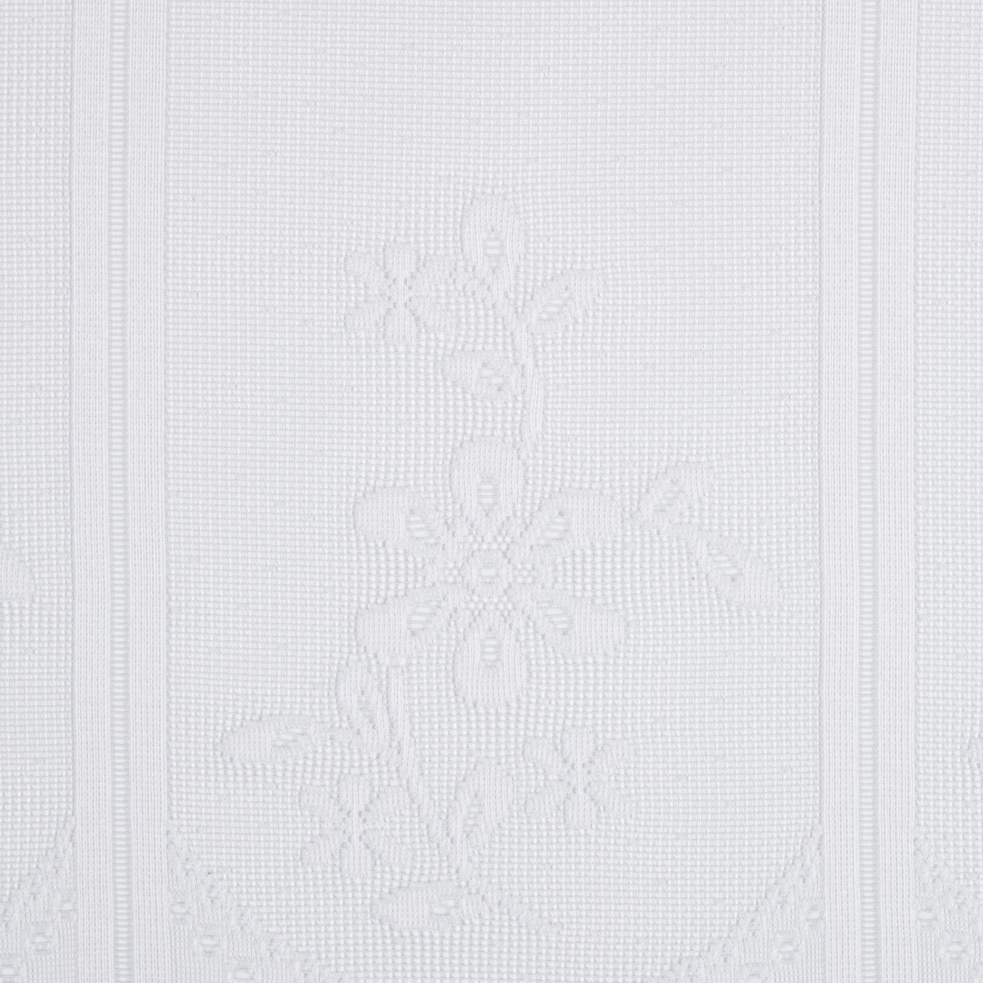 Scheibengardinen-Meterware weiß H: ca. 60 cm