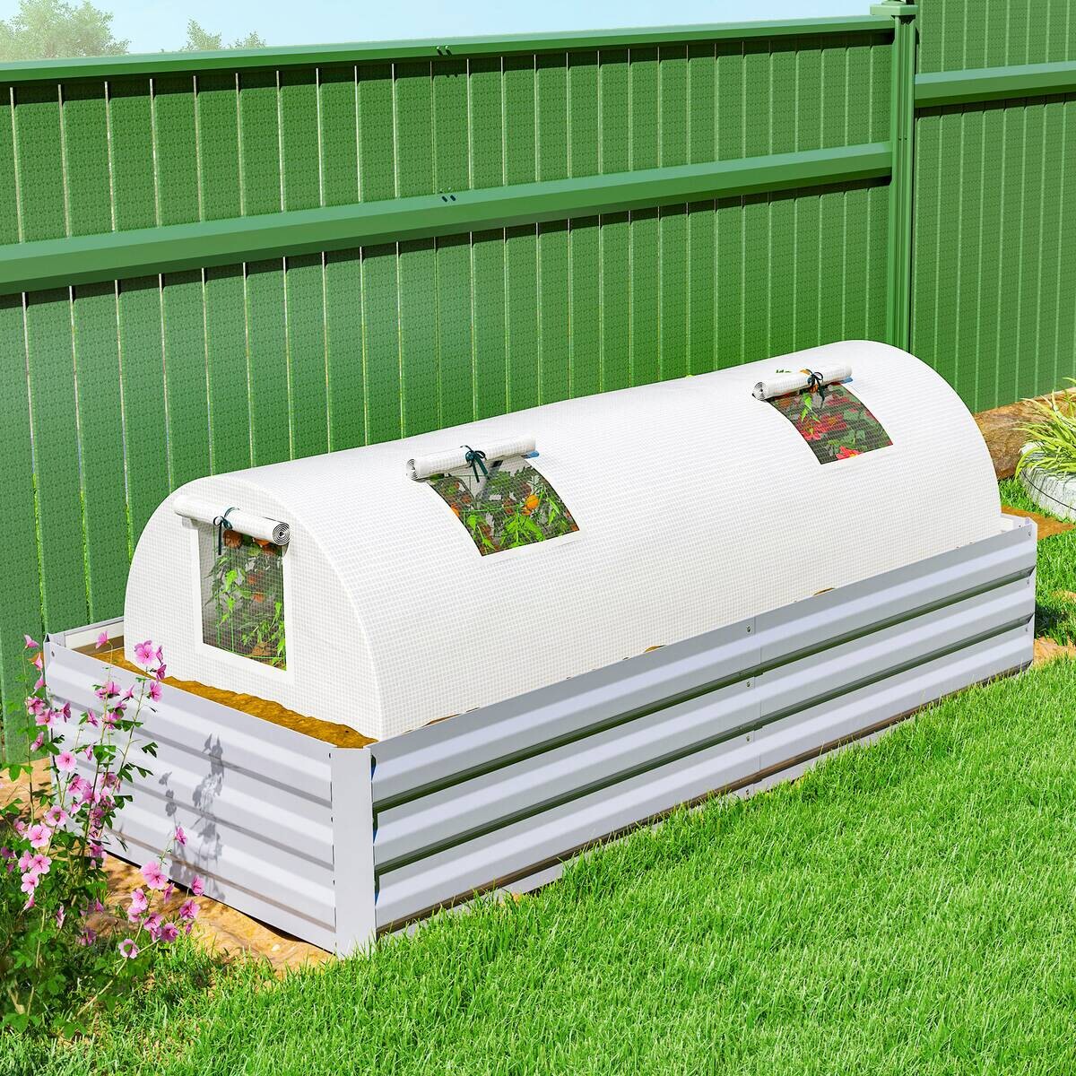 Outsunny Gewächshaus B/H/L: ca. 80x45x200 cm