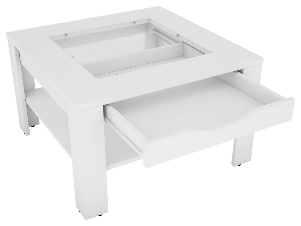 byLIVING Couchtisch RALPH weiß B/H/T: ca. 67x43x67 cm