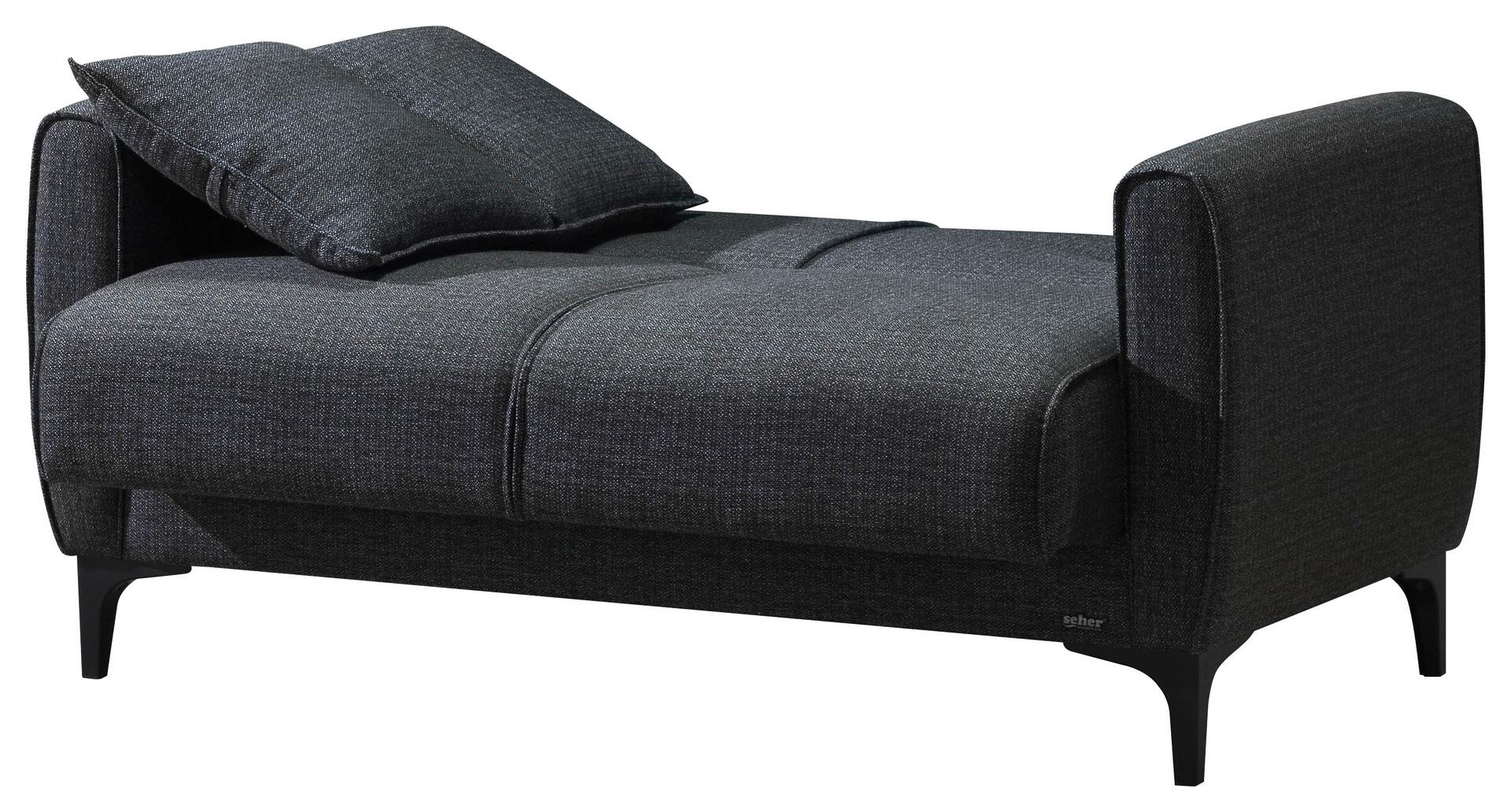 Sofa 3-2-1 San Marino anthrazit Microfaser