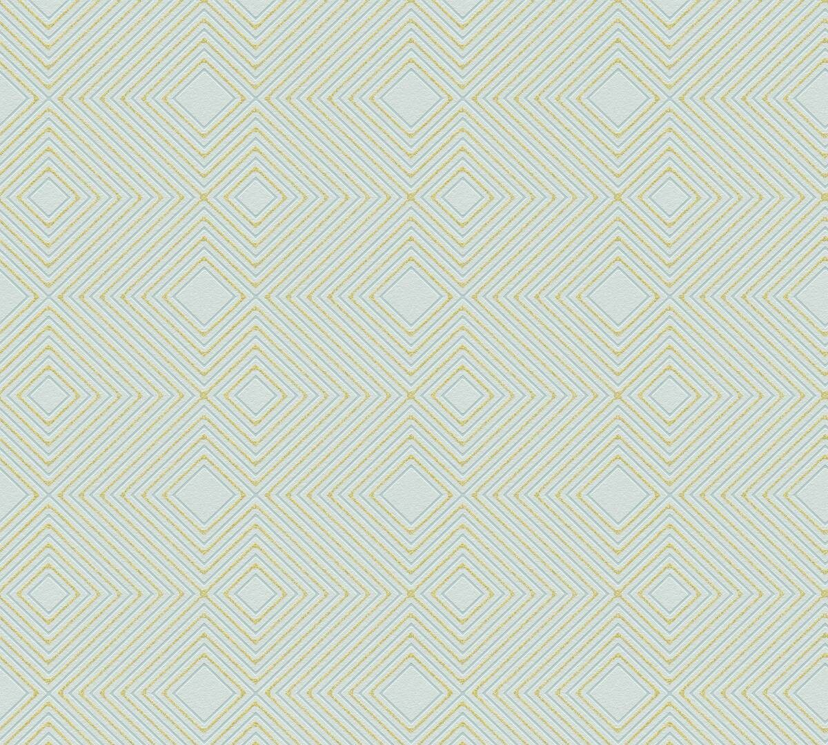 A.S.Creation Vliestapete Attractive 3D-Optik gold B/L: ca. 53x1005 cm