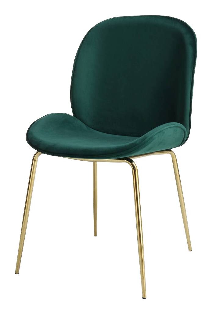 Stuhl Charlize 100 2er grün Microfaser B/H/T: ca. 48x87x59 cm