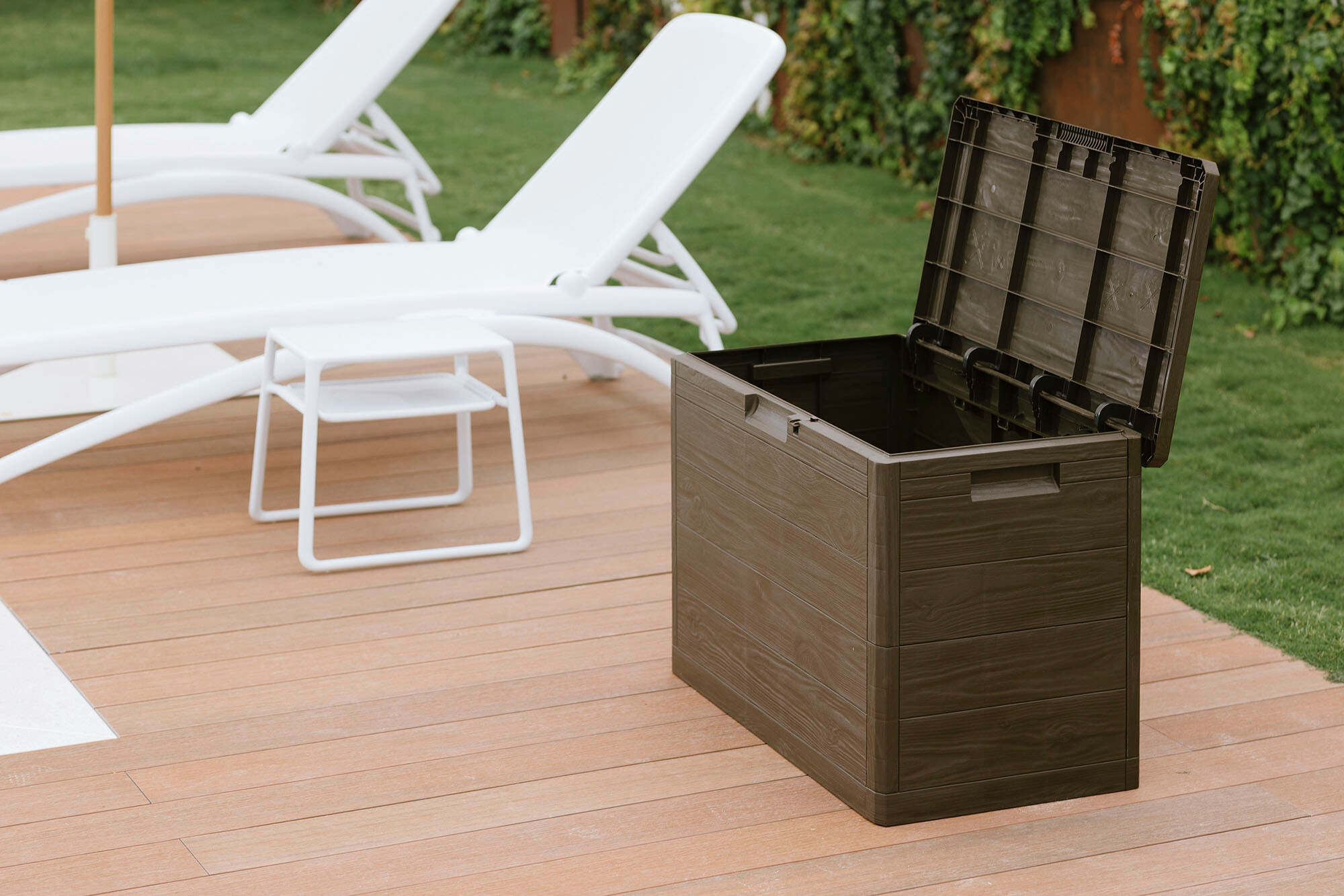 Toomax Aufbewahrungsbox Woodys braun Kunststoff B/H/L: ca. 52,7x44,5x77,5 cm