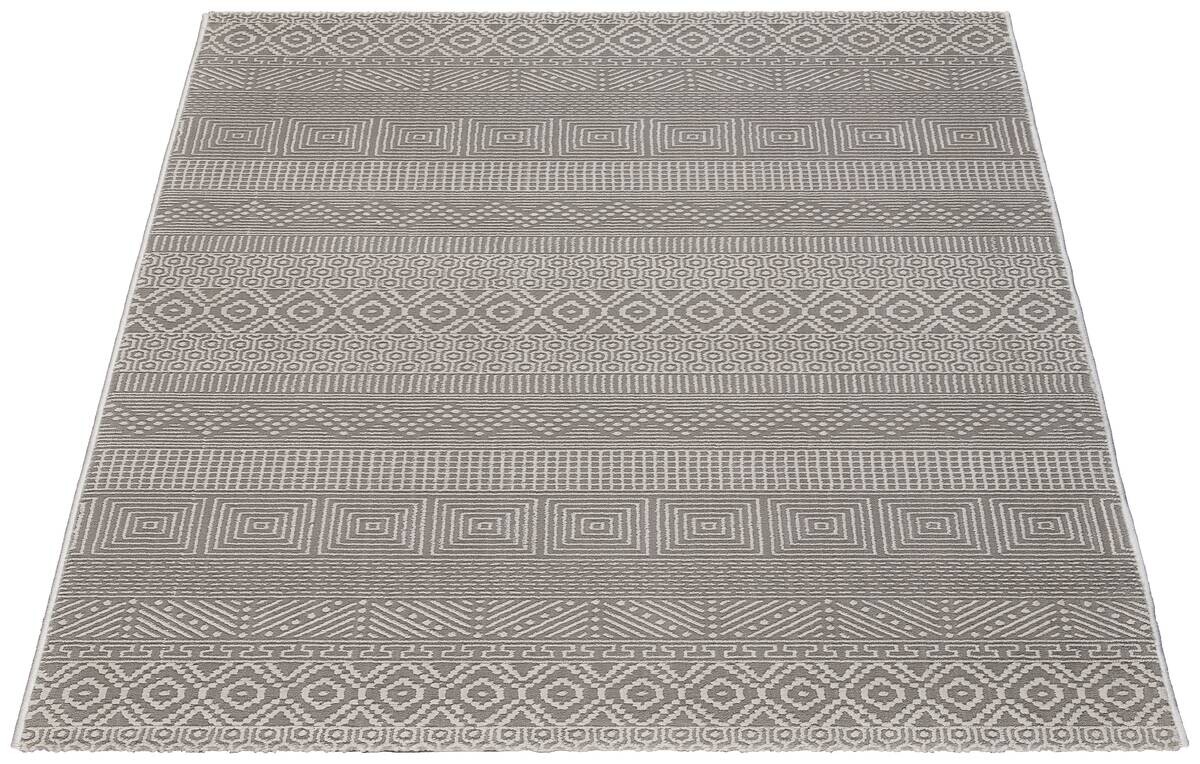 Webteppich Leonie grau B/L: ca. 160x230 cm