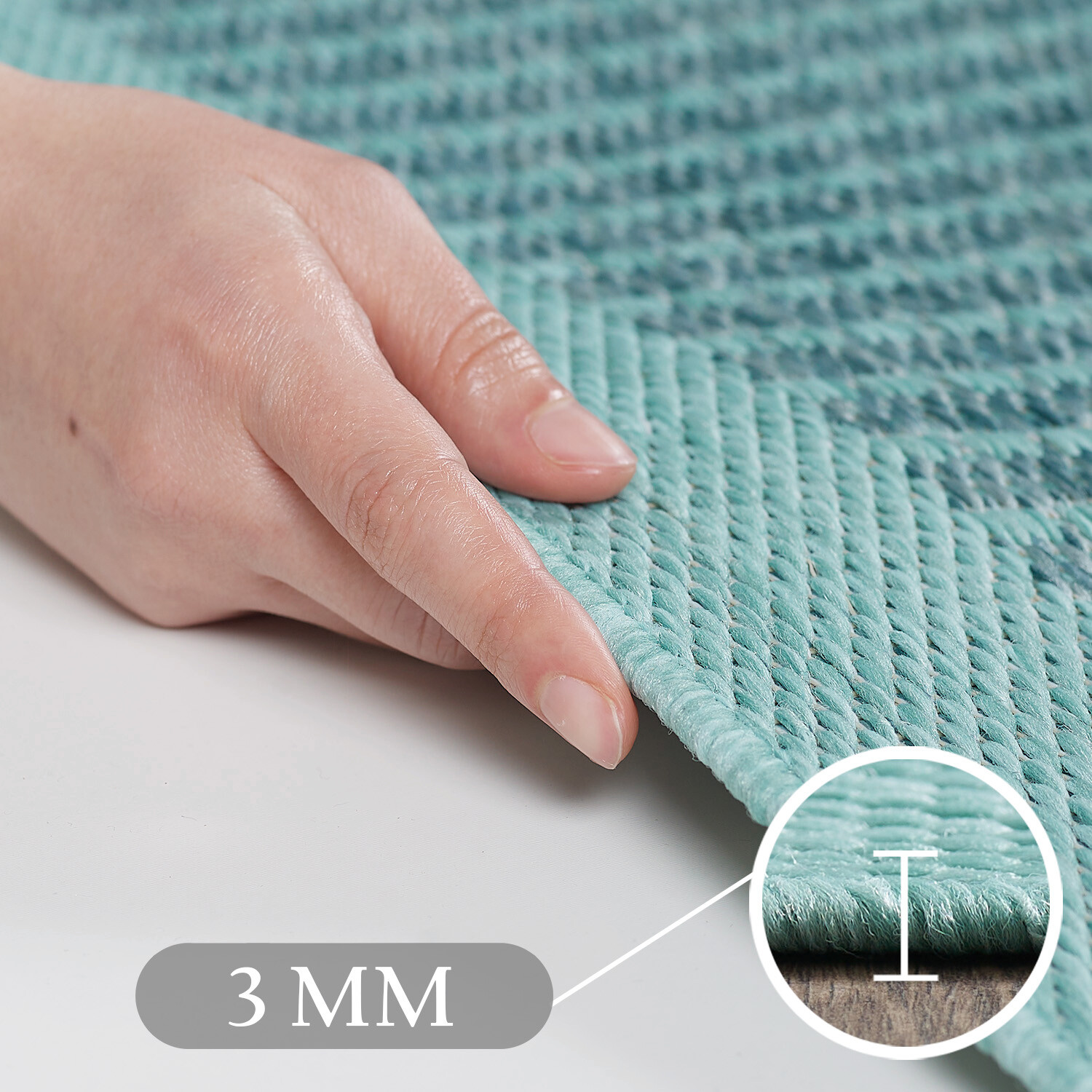 Ayyildiz Teppich GIZA blau B/L: ca. 240x340 cm