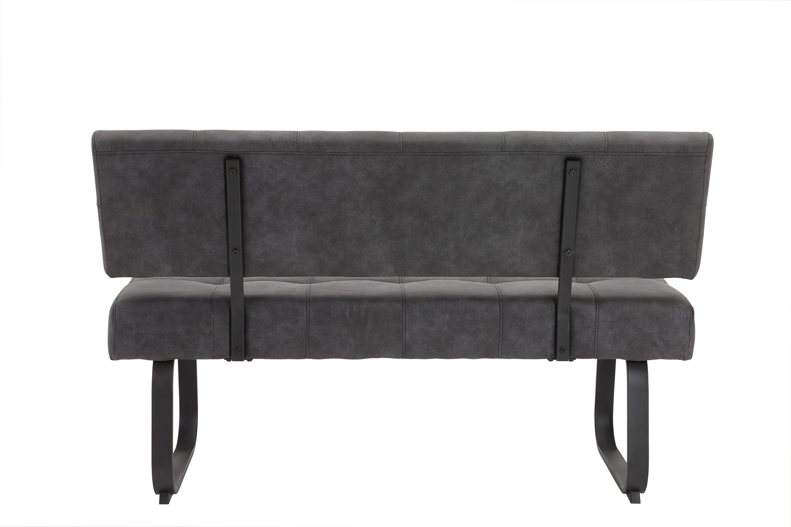 Essgruppe Luise I Eiche anthrazit Microfaser B/H/T: ca. 160x76x80 cm