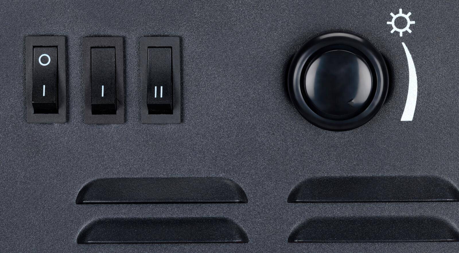 alpina Elektrokamin schwarz Metall ca. 2000 W