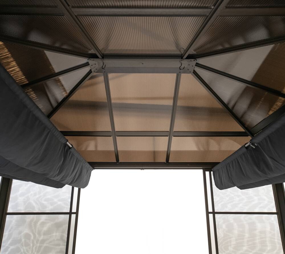 Sojag Pavillon Castel bronze Aluminium B/H/L: ca. 298x283x362 cm