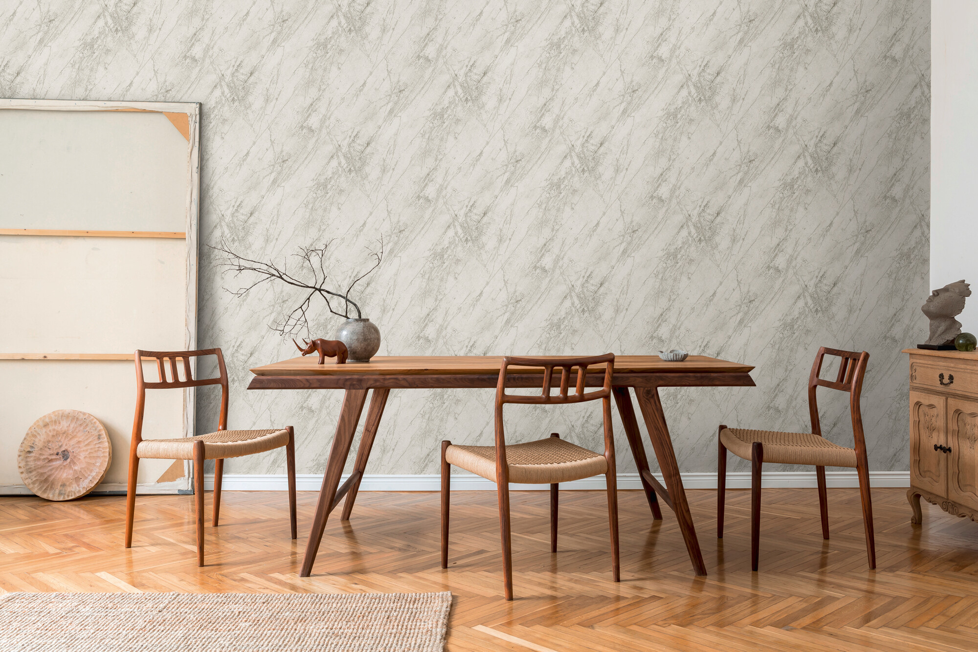 A.S.Creation Vliestapete grau B/H/D: ca. 53x1005x8,2 cm