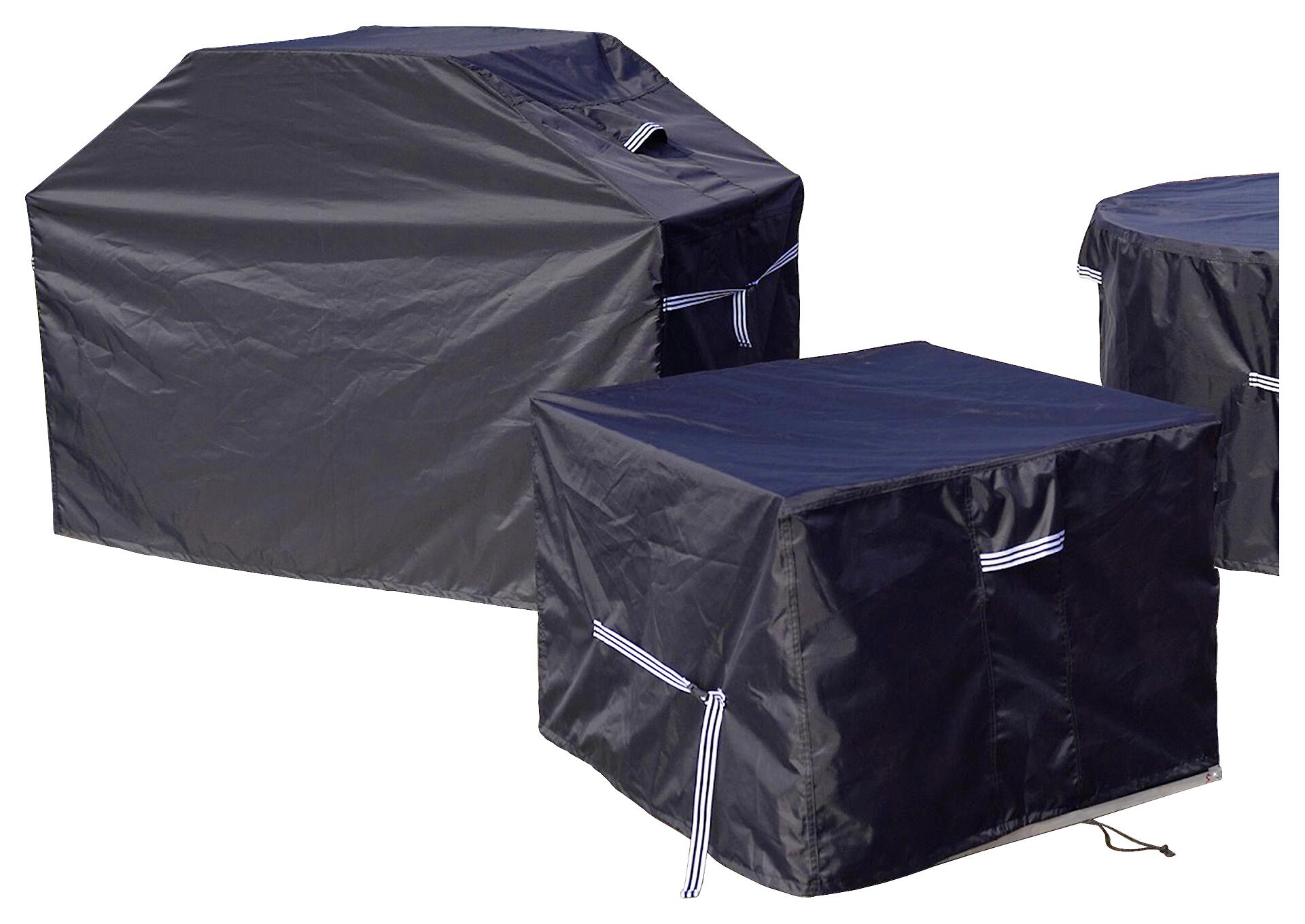 Grasekamp Loungeauflagentasche Black Premium schwarz Textil B/H/L: ca. 80x60x80 cm