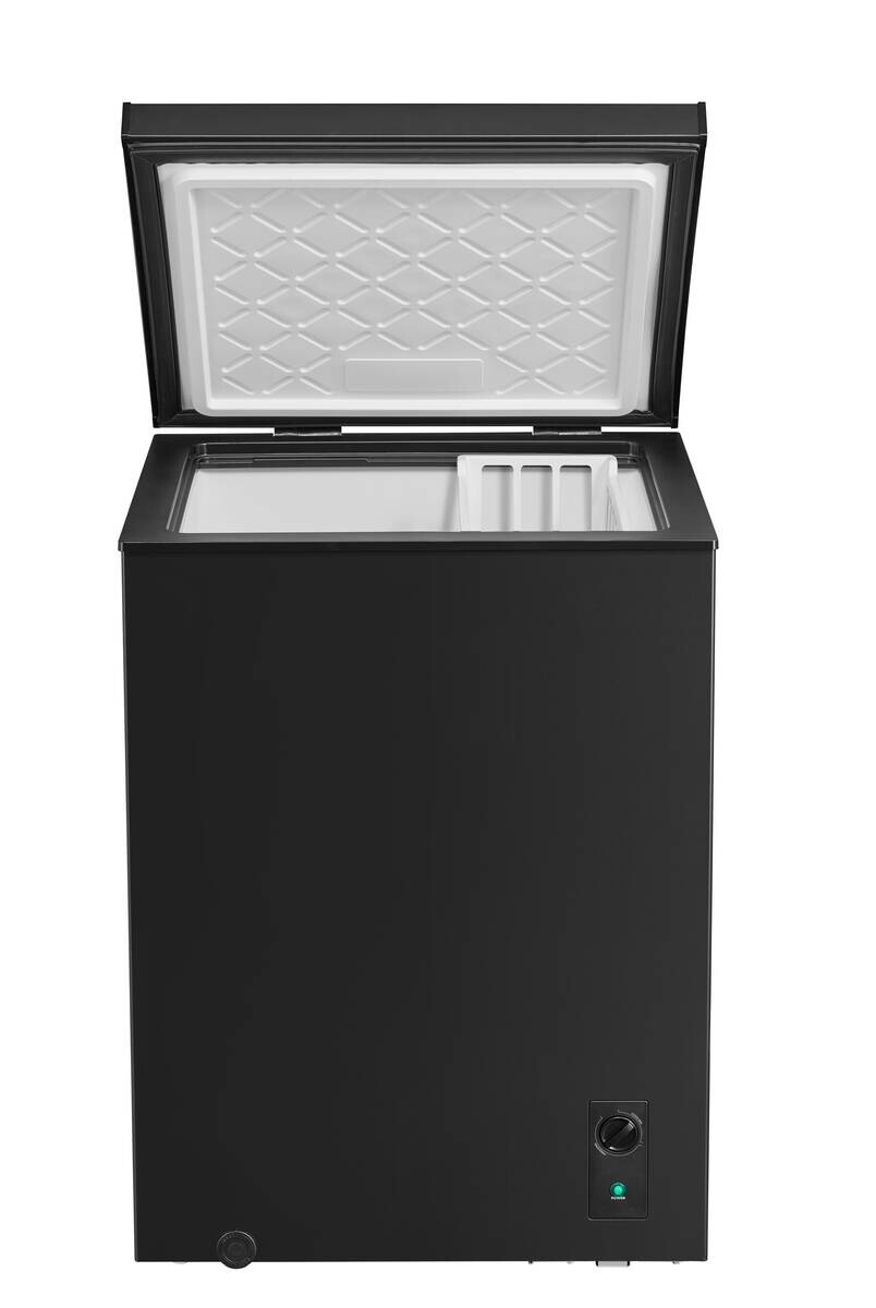 POCOline Gefriertruhe GT85-143ES schwarz B/H/T: ca. 60x85x56 cm