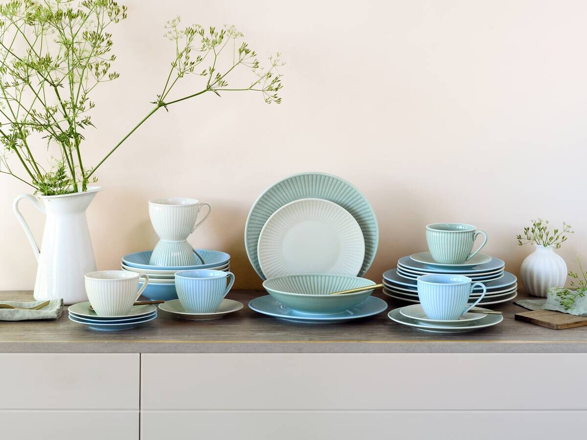 CreaTable Kombiservice Valencia bunt Porzellan 30 tlg.