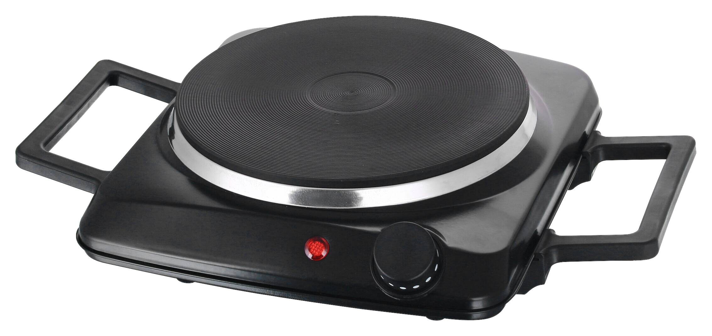 Emerio Kochplatte HP-116026.3 schwarz Metall B/H/T/D: ca. 23x8x35x18,5 cm