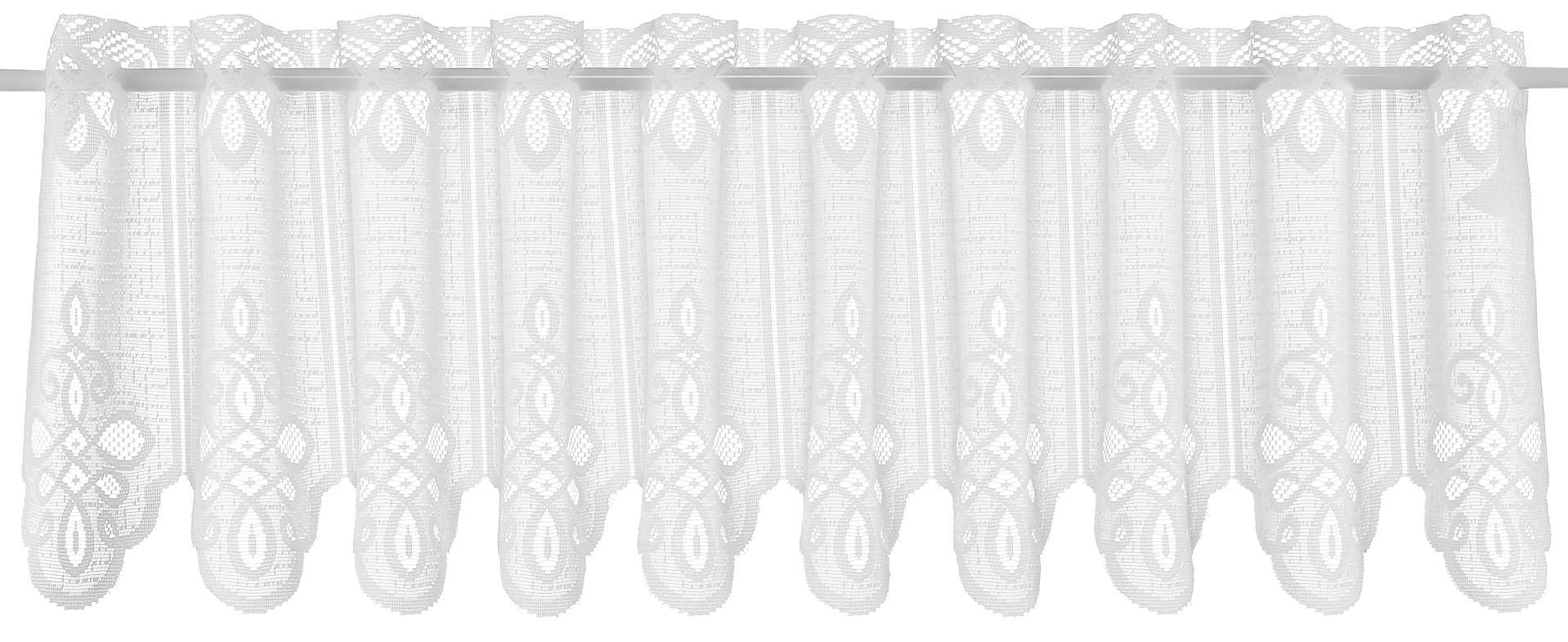 POCOline Scheibengardine Borkum weiß B/L: ca. 150x50 cm