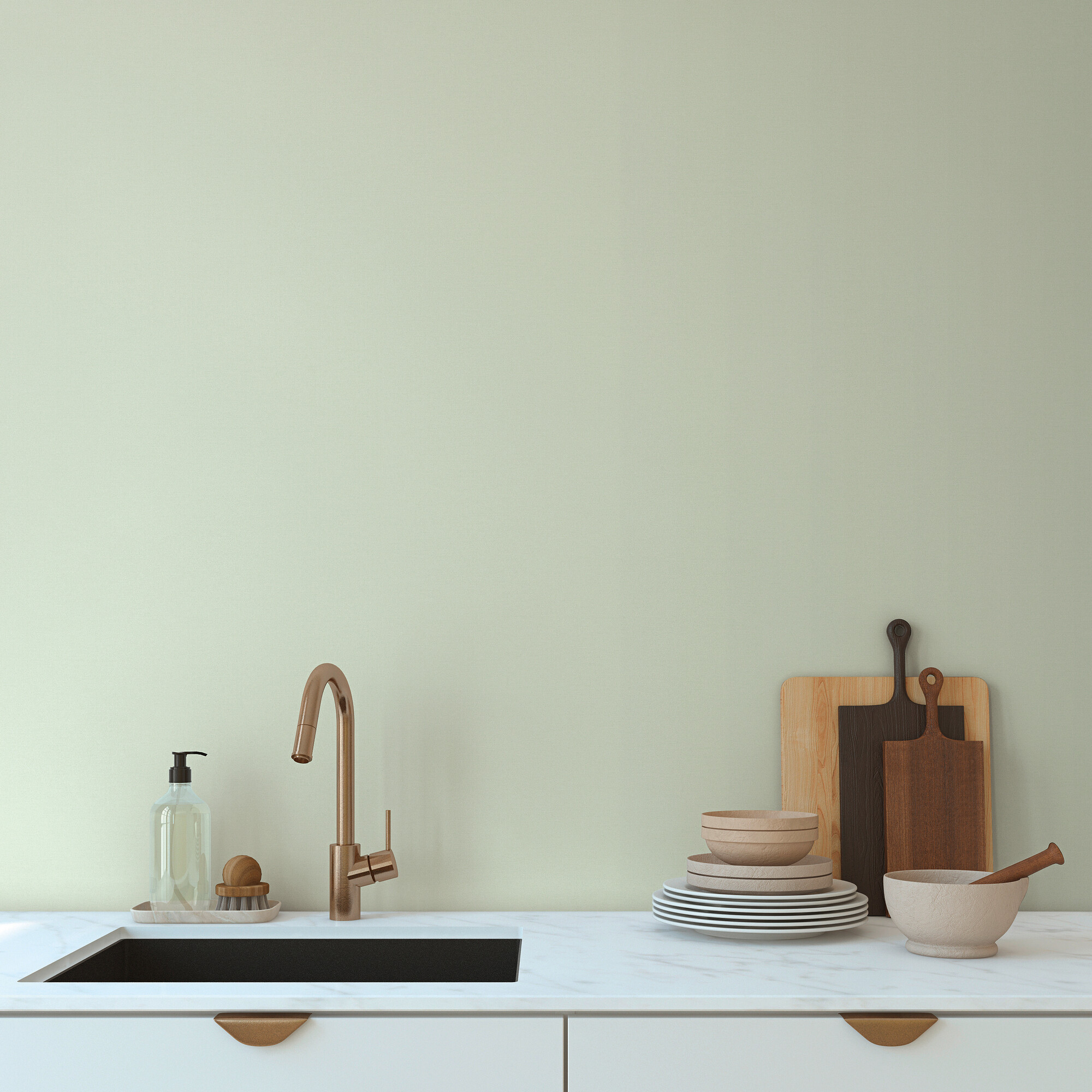 A.S.Creation Vliestapete hellgrün türkis B/H/D: ca. 53x1005x8,5 cm