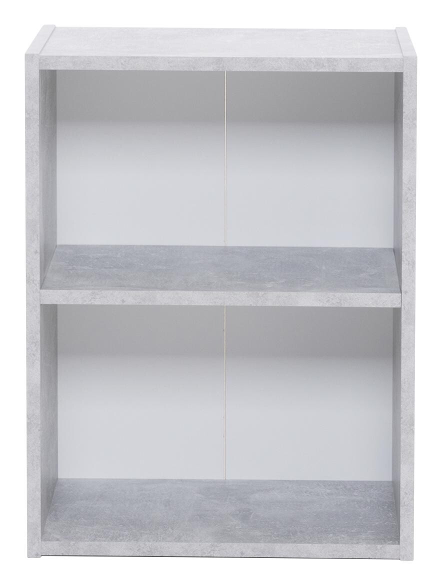 Regal Step 1 Beton Optik weiß B/H/T: ca. 41,5x54,5x25 cm