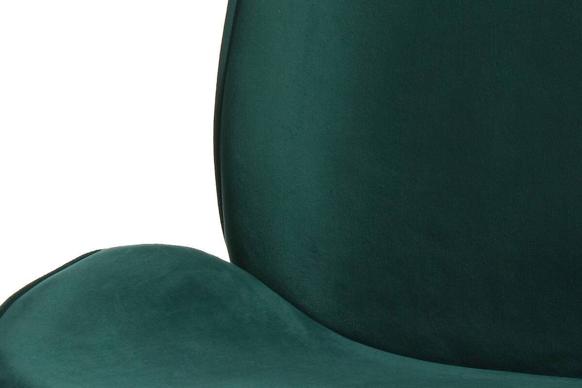 Stuhl Charlize 100 2er grün Microfaser B/H/T: ca. 48x87x59 cm